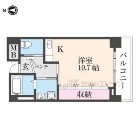 アクティ綾小路の物件間取画像